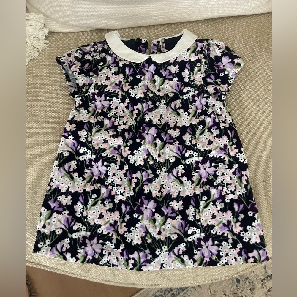 Janie and Jack girls dress 12-8m in mint condition worn once